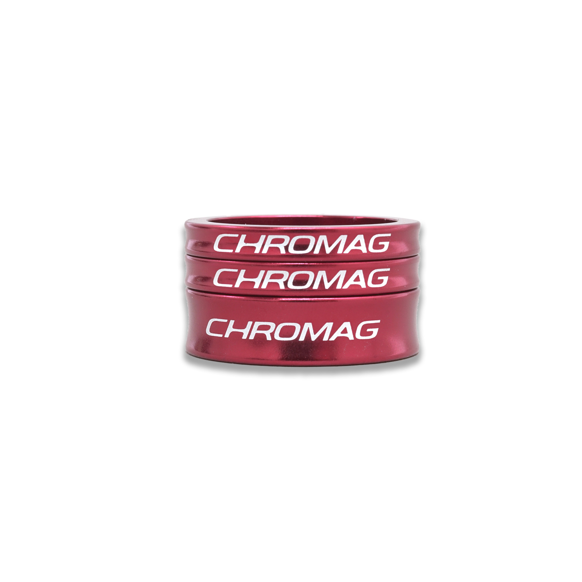 Chromag Kit De Distanciadores Direccion Chronag Rojo