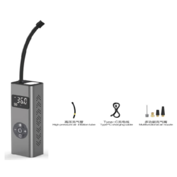 Compresor de aire digital 1800 mAh