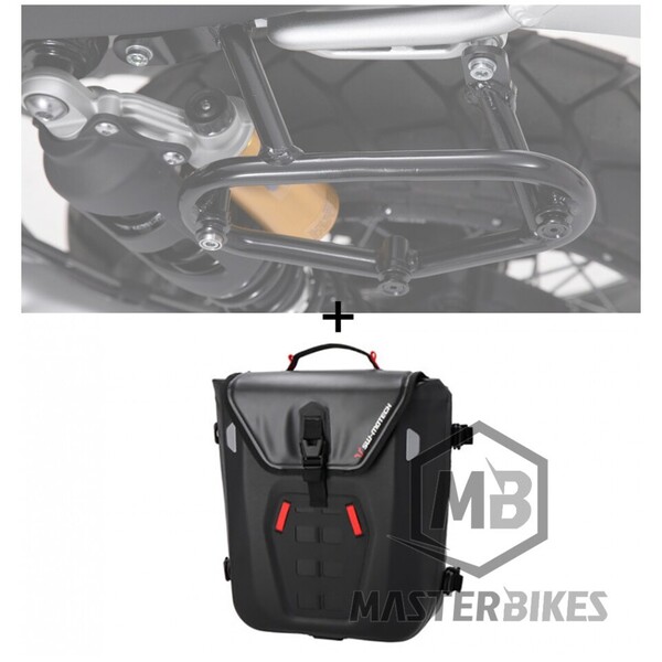 SW-MOTECH - KIT ANCLAJE SLC + Bolso SYSBAG M (17-23 LTS) TRIUMPH SCRAMBLER 1200 XC / XE
