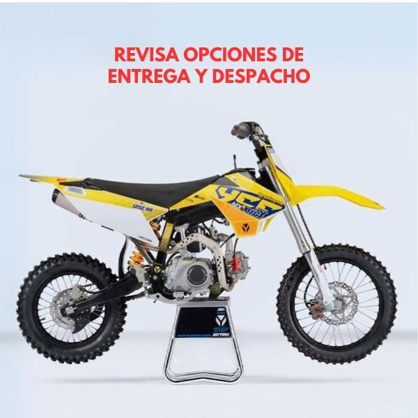 Motocicleta tipo pitbike marca YCF modelo 125 MX, motor 125cc