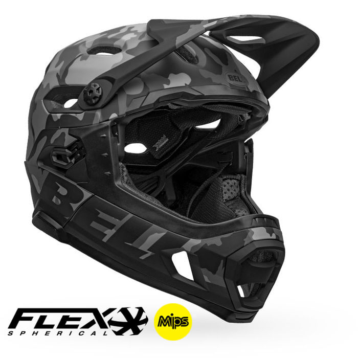 BELL Casco Bell Super Dh Mips - Flex Spherical Negro Camo