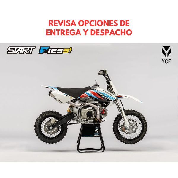 Motocicleta tipo pitbike marca YCF START F125, motor 125cc