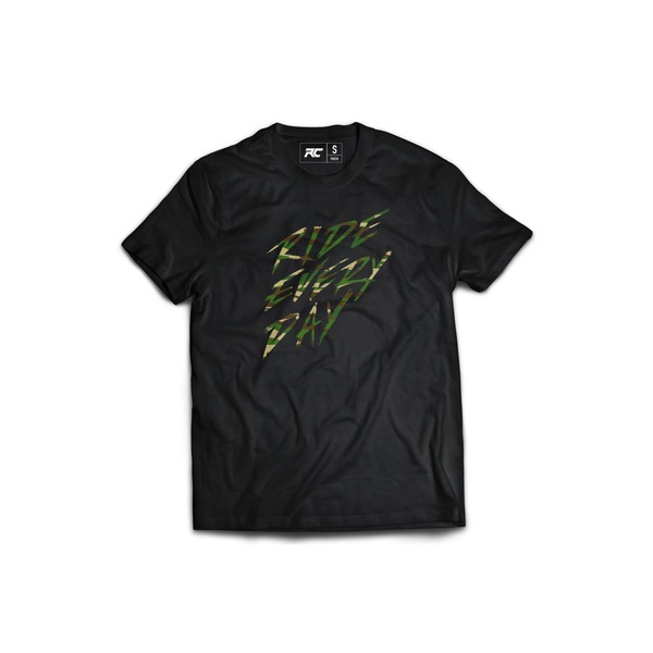 Ride Concepts POLERA NIÑO RIDE EVERY DAY BLACK/CAMO