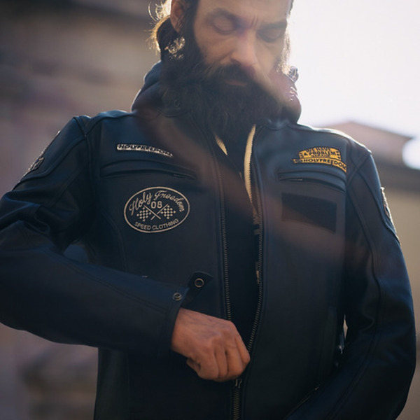 CHAQUETA  Verano CUERO HOLYFREEDOM LEVEL JACKET