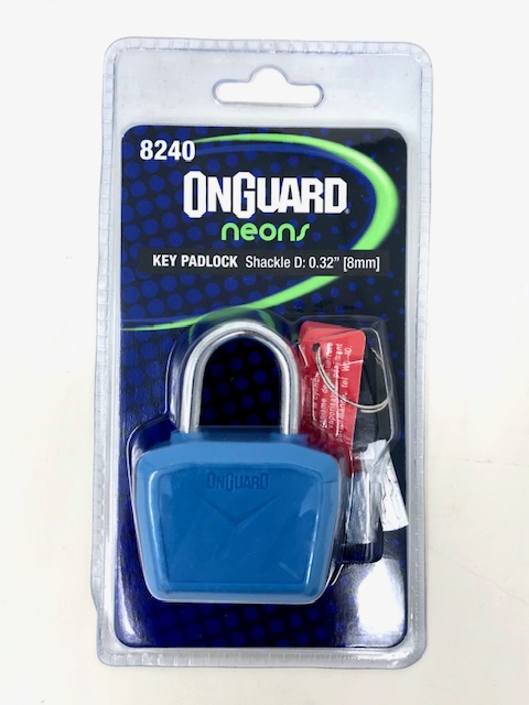 On Guard Candado On Guard Neon Padlock Azul