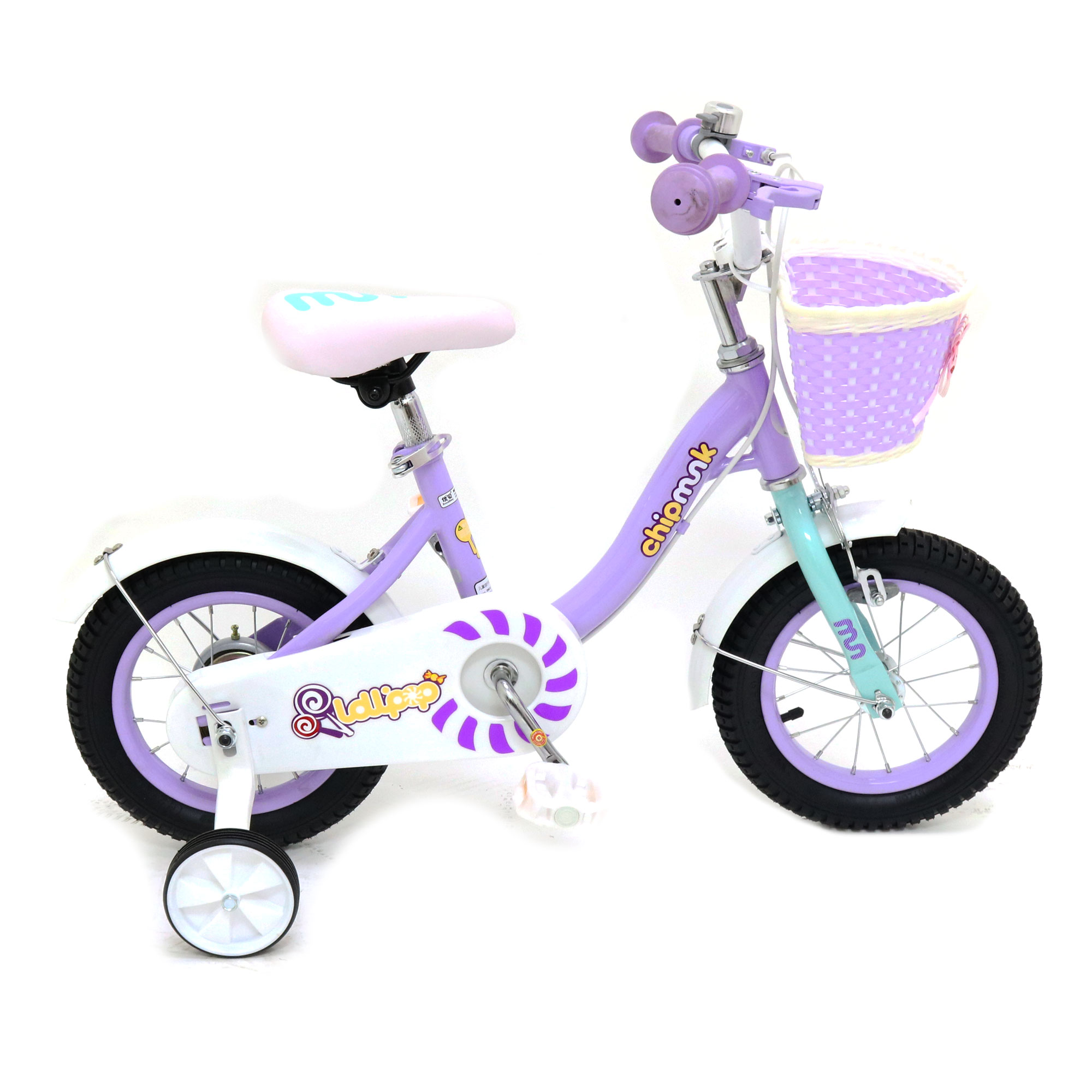 Royal Baby Bicicleta Chipmunk Niño 12 Purpura