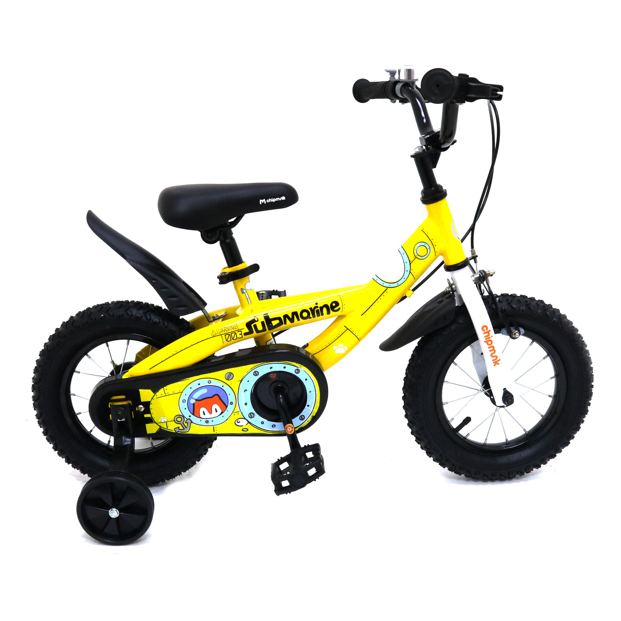 Royal Baby Bicicleta Chipmunk Niño 12 Submarine Amarilla