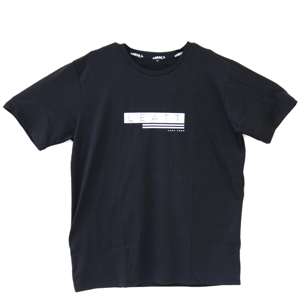 Polera Leatt M Blk/white Logo