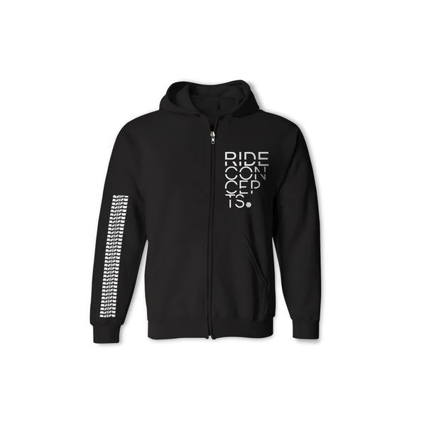 Ride Concepts POLERON STACKED ZIP BLACK/WHITE