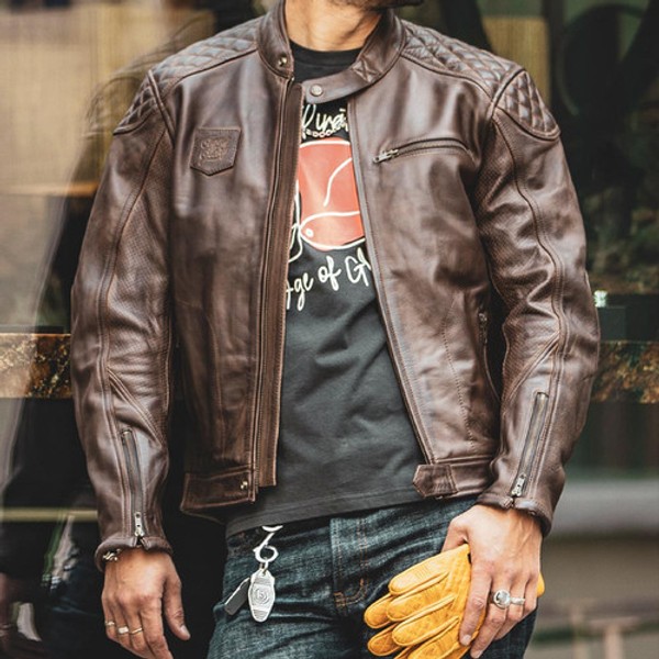 Chaqueta Cuero Rogue Brown