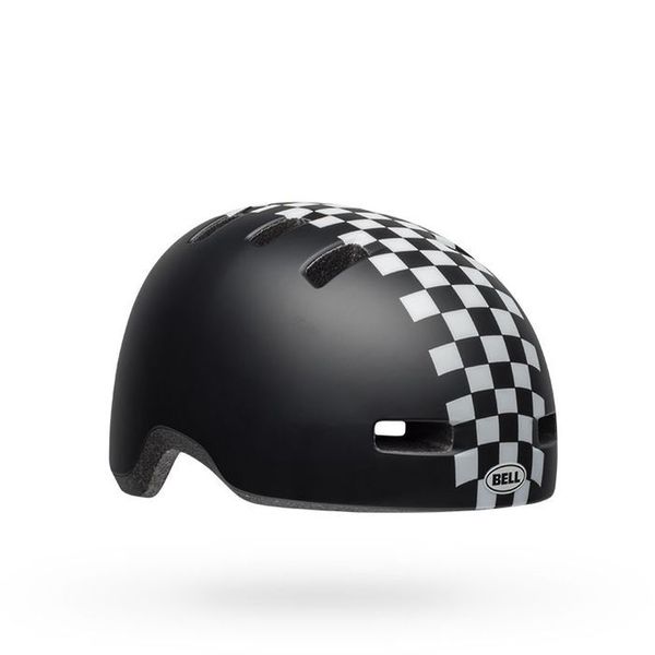 BELL Casco Bell Niños Lil Ripper Mat Bk/Wh Checkr (Toddler)