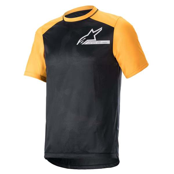 Alpinestars Jersey Alps 4.0 V2 Ss Negro/Tangerine/Blanco