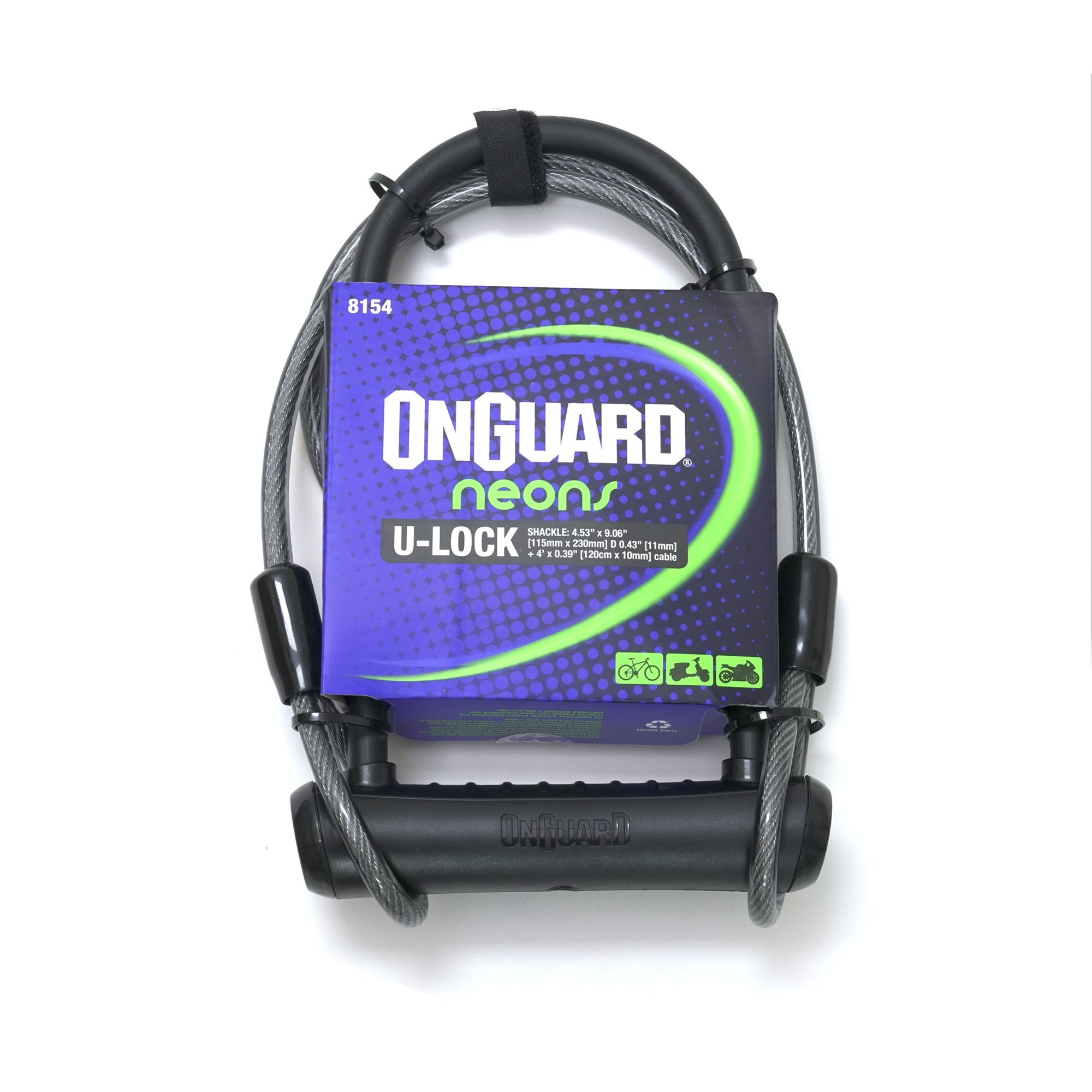 On Guard Candado On Guard U-lock Neon Series Dt Negro