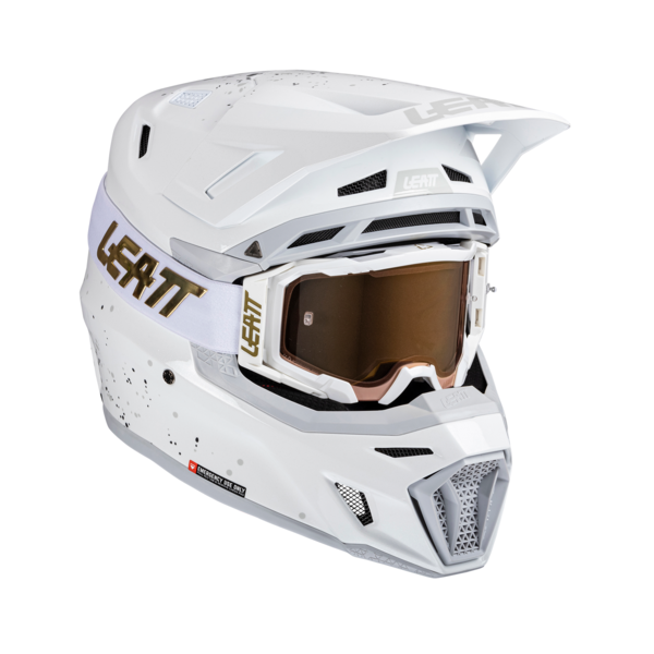 Kit Leatt Casco Moto 8.5 Antiparra 5.5 V25 Blanco