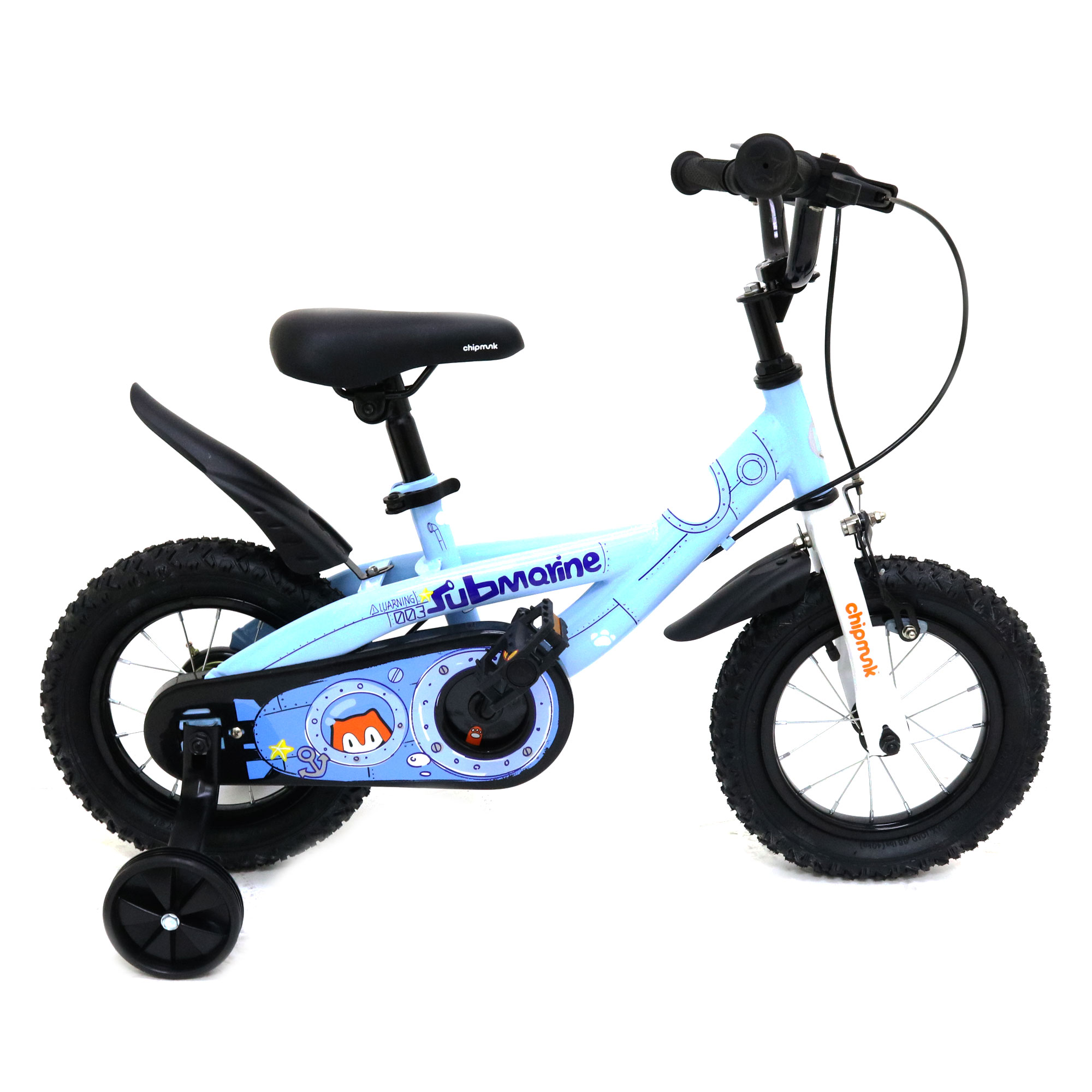 Royal Baby Bicicleta Chipmunk Niño 12 Submarine Azul