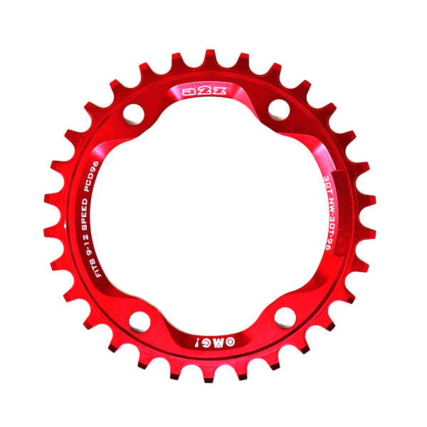 A2Z Components Corona A2Z Narrow Wide 96BCD Aluminio Rojo 30T