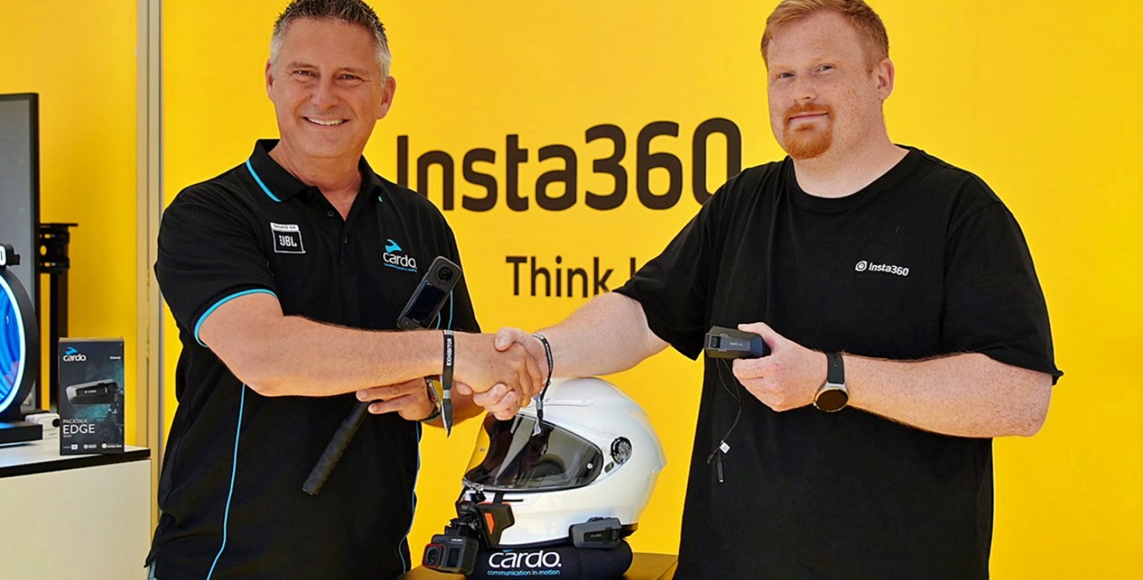 Cardo se asocia con Insta360, facilitando el audio en deportes de acción