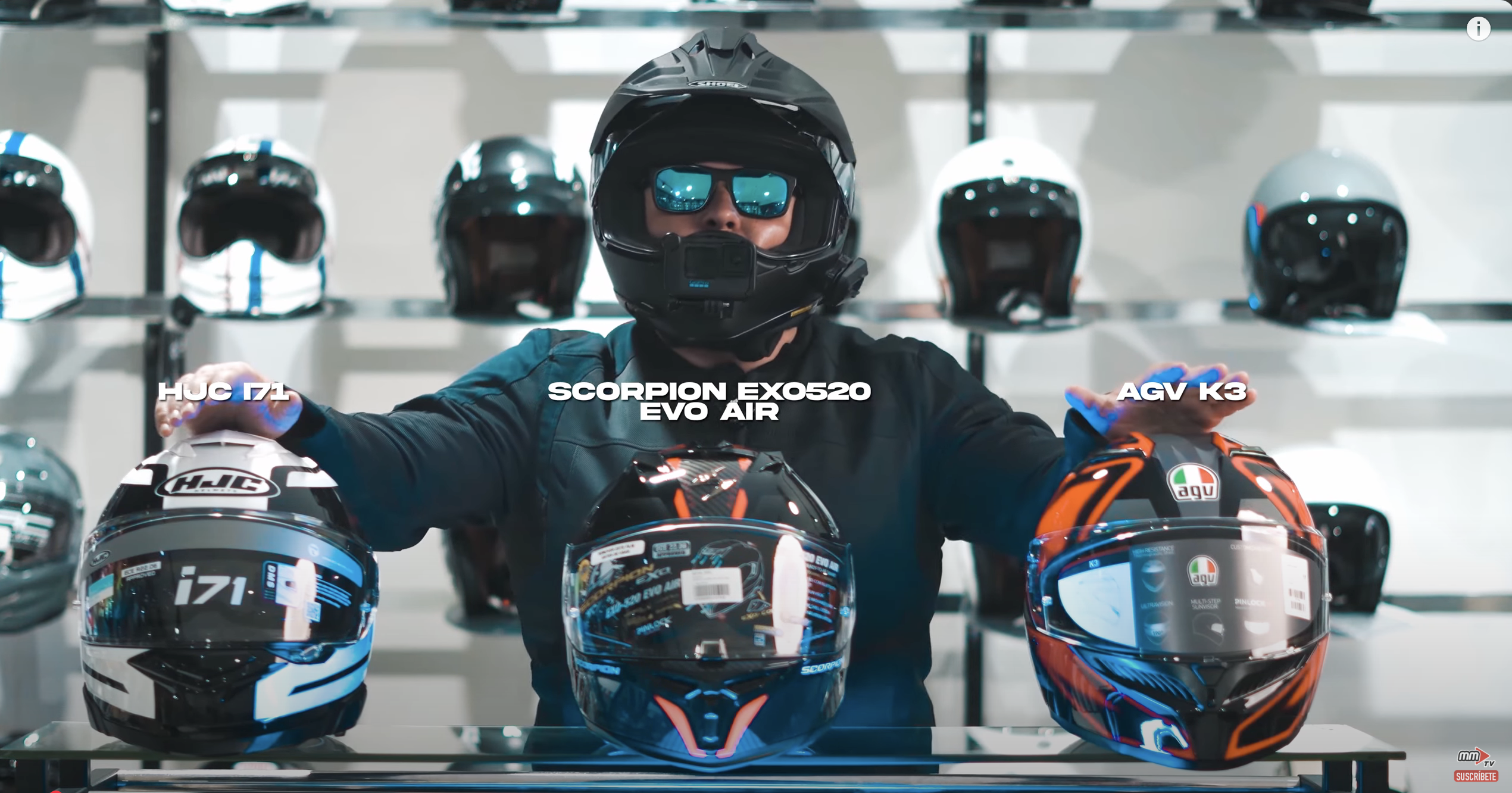 Duelo de Cascos Sport Touring: ¿Quién se lleva la corona entre AGV K3, Scorpion Exo 520 Evo Air y HJC i71